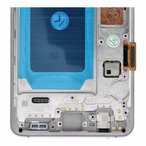 FixCell display LCD SAMSUNG S10 G973 with frame valge (refub)