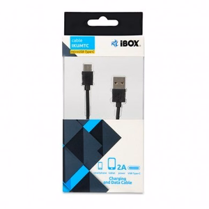 iBox IKUMTC USB kaabel 1 m USB 3.2 Gen 1 (3.1 Gen 1) USB A USB C must