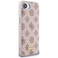 Guess Peony Script Logo MagSafe iPhone 16e Ümbris - Brown