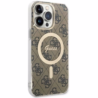 Guess GUHMP14XH4STW iPhone 14 Pro Max 6.7" brown/brown hardcase 4G MagSafe