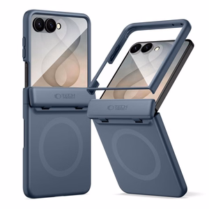 Tech-Protect Kevlar Aura ümbris seadmele Samsung Galaxy Z Flip 8, MagSafe-ühilduv – tumesinine