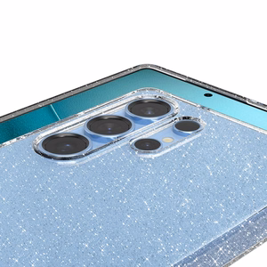 Spigen Liquid Crystal Ümbris jaoks Samsung Galaxy S25 Ultra - läbipaistev Glitter