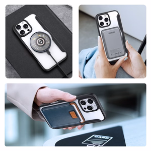Чехол Dux Ducis Skin X Pro с MagSafe и флипом для iPhone 16 Pro - чёрный