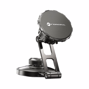 Magnetic car phone hoidja Forcell F-Grip IronSecure windshield / dashboard must