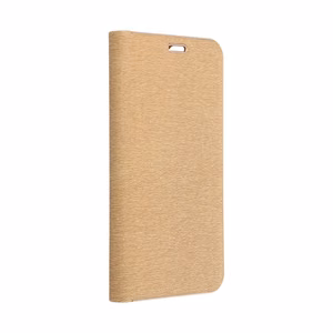 Luna Book Gold kaanega ümbris Xiaomi Redmi 17 4G / 17 5G EU telefonile, kuldne