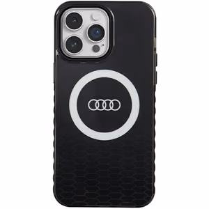 Audi IML Big Logo MagSafe ümbris jaoks iPhone 14 Pro Max - must