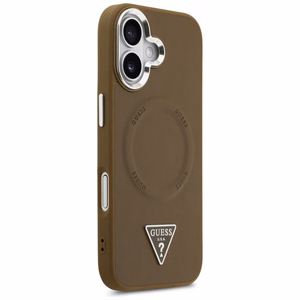 Guess Triangle Logo MagSafe ümbris jaoks iPhone 17 - brown
