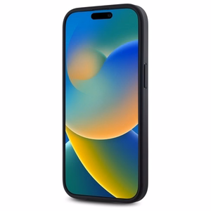 DKNY Plain Logo MagSafe iPhone 14 Ümbris - Must