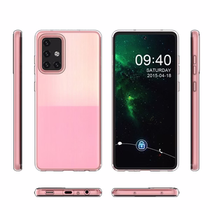 Geel kate Ultra Clear 0.5mm Samsung Galaxy A73 läbipaistev ümbris