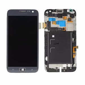 LCD ekraan Samsung i8750 Aktiv S puuteekraani ja raamiga hall originaal (teenuspakett)