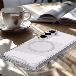 Nillkin Nature TPU Pro Ümbris ühilduv MagSafe for Samsung Galaxy S26 - valge