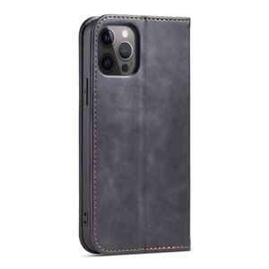 Magnet Fancy Case Case iPhone 12 Pro Max ümbris rahakott kaardihoidja must