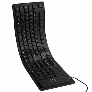 Juhtmega silikoonklaviatuur R Home Office