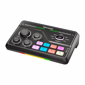 Fifine SC8 RGB mänguri mikser (must)