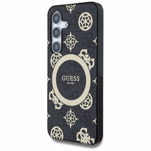 GUESS ümbris jaoks SAMSUNG S25 GUHMS25SH4PYEEK (Magnetic IML Peony jaoks 4G Background) must