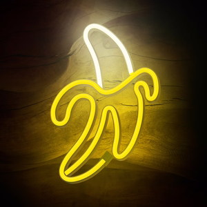 Neon LED Light BANANA valge kollane Bat + USB FLNE10 Forever Light