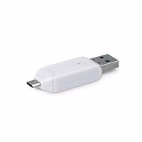 Forever microSD / SD card reader USB + microUSB valge OTG