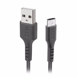 SBS LTHL200 USB-A - Micro-USB Kaabel 1m - must