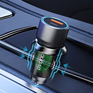 Dudao R4T 25W USB-A USB-C автомобильное зарядное устройство - серый