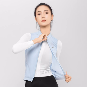 Rockbros TLMJ003 ROAD TO SKY women's lightweight breathable cycling vest S - blue