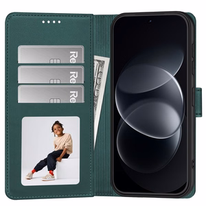 Tech-Protect Wallet rahakottümbris seadmele Xiaomi Redmi Note 17 Pro Max 5G – roheline