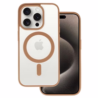 Acrylic Color Magsafe Ümbris jaoks Iphone 12 Pro desert titanium