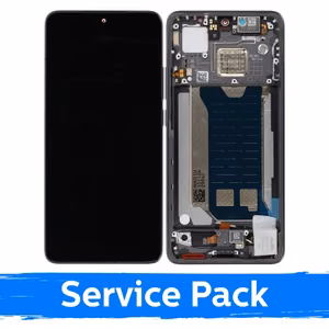 LCD Ekraan ühilduv Xiaomi Poco F7 Pro 5G raamiga / must / (Service Pack)