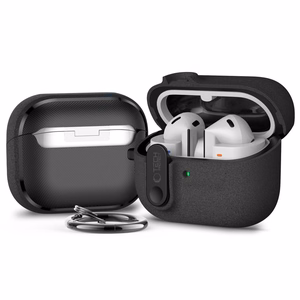 Tech-Protect Slim Hook ümbris Samsung Galaxy Buds 3 / 3 FE / 3 Pro jaoks - must