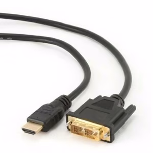 GEMBIRD HDMI-DVI male-male kaabel, kullatud pistikud, 1.8m, bulk-pakend