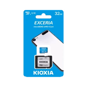 Kioxia microSD 32 GB UHS-I U1 mälukaart adapteriga