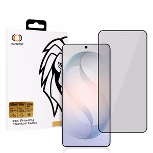 Karastatud klaas Tel Protect 10X Privacy Titanium Samsung Galaxy S26 Plus jaoks sõrmejälje avamisega