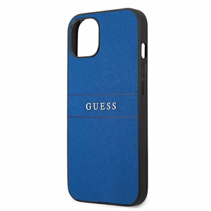 Guess Saffiano Strap Ümbris jaoks iPhone 13 mini 5.4" - sinine