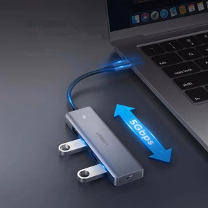 Ugreen USB Type C Jaotur - 4x USB 3.2 Gen 1 USB-C toitepordi halliga (CM219 70336)