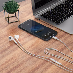 Dudao in-ear headphones with 3.5mm minijack connector white (X14PRO)