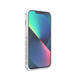 Ombre Protect Case для iPhone 13 розово-синий бронированный чехол