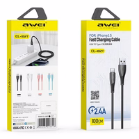 USB kaabel Awei CL-182T USB to USB-C 1.0m must