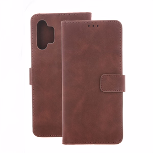 Smart Velvet ümbris jaoks Samsung Galaxy A16 4G / A16 5G brown