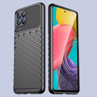 Thunder Case paindlik soomustatud kate Samsung Galaxy M53 5G must