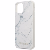 Guess Marble Ümbris jaoks iPhone 12 mini 5.4" - valge