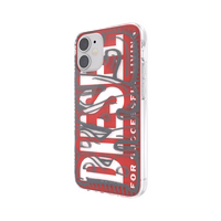 DIESEL Läbipaistev ümbris Snap IPHONE 12 MINI punane