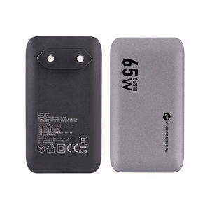 Phone Laadija Forcell F-Energy Ultra Slim GaN III 2 x USB C + USB A QC4.0 PD 4A 65W VT-47 hall 0INT