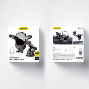 Car phone hoidja jaoks Dudao F5Pro cockpit - must