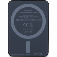 Powerbank Ferrari Metal Logo MagSafe 15W 5000mAh - must