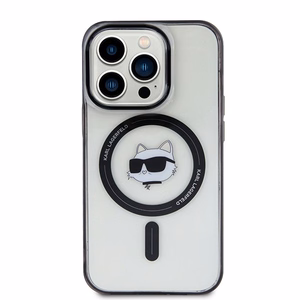 Karl Lagerfeld KLHMP15XHCHNOTK iPhone 15 Pro Max 6.7" прозрачный жёсткий чехол IML Choupette`s Head MagSafe