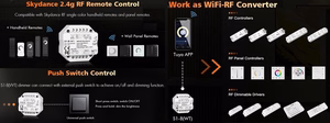 S1-B(WT) AC Triac dimmer, nupudimmer, Tuya, Wi-Fi