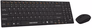 Esperanza EK122K klaviatuur RF juhtmevaba QWERTY must