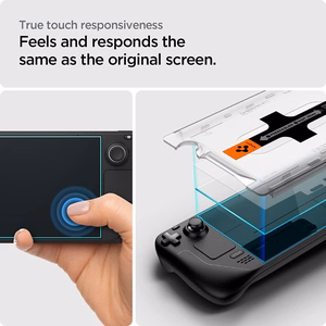 Spigen Glas.tR EZ Fit Karastatud klaas jaoks Steam Deck