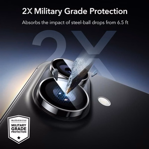 ESR Armorite Camera Cover jaoks iPhone 16 / 16 Plus / 17 - Must