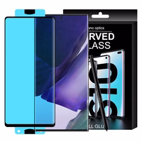 3D Edge Nano Flexi Glass hübriid täisekraanikaitse raamiga Samsung Galaxy S21+ 5G (S21 Plus 5G) must