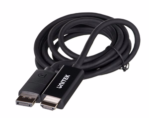 UNITEK DisplayPort 1.2, HDMI kaabel, 4K@60HZ, 1,8M, V1608A